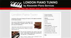 Desktop Screenshot of londonpianotuning.co.uk