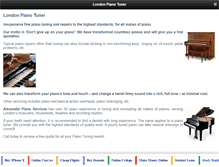 Tablet Screenshot of londonpianotuning.co.uk